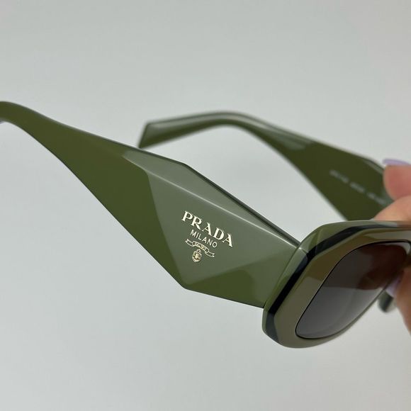 COPY - BRAND NEW PRADA PR17WS 13N5S0 Sage Black Dark Grey Unisex Sunglasses - Picture 3 of 12